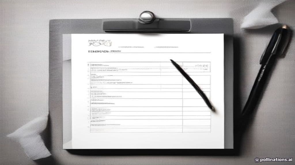 Checklist page with clear check mark ticks beside completed items